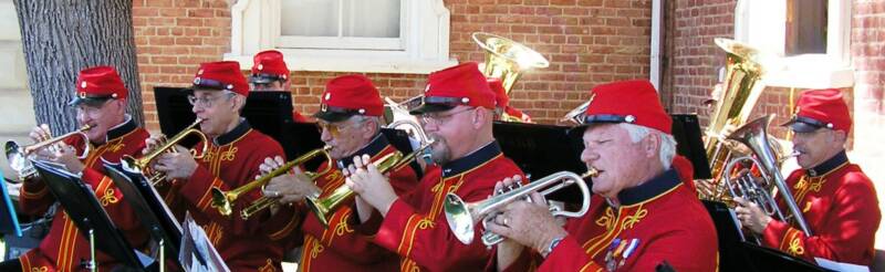 featuring the cornet band's cornets August 2007 in Tombstone