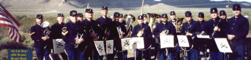 Ray & his band, an early photo at Picacho Peak State Park