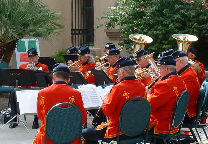 performing for Downtown Tucson Walking Tour 