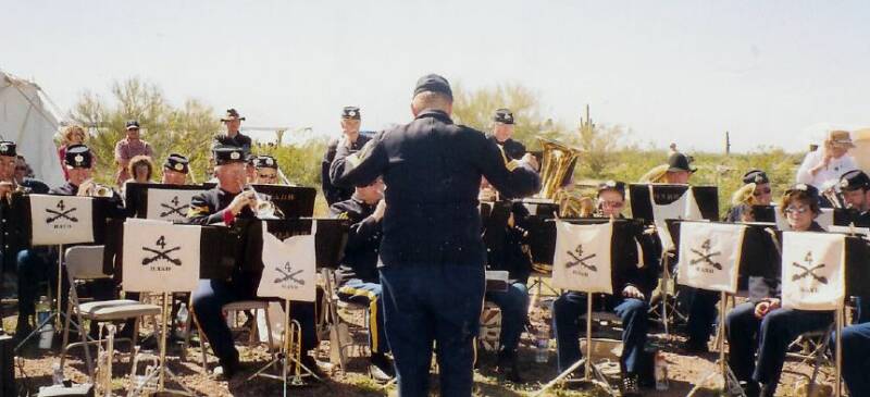 Ray directing the band at Picacho